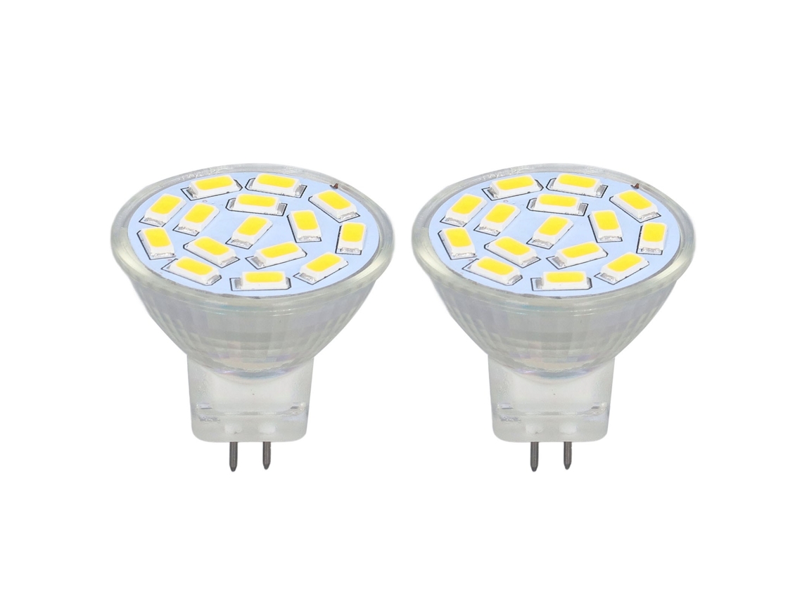 2026 2 Peças Lâmpada Led Mr11 12v 3w Base Cerâmica Luz Quente 3000k Protege a Visão Sem Ultravioleta para Quarto Sala de Estar