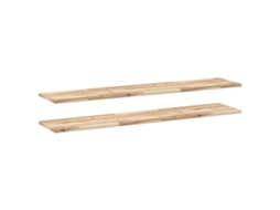 Floating Shelf, Floating Shelves Vidaxl Marrom Madeira De Acácia (140 X 30 X 2 Cm)