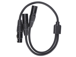 Cabo Xlr Fêmea para Duplo Xlr Macho 0.5m | S/MARCA