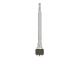 Haste de extensão de 150 mm, cabo longo, encaixe hexagonal de 1/4", com ímã, liberação rápida, suporte para bits de chave de fenda