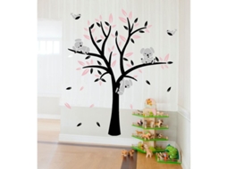 Adesivos De Parede De Coala E Árvores 3 Peças Autoadesivos Para Quarto De Criança Bebê Decoração