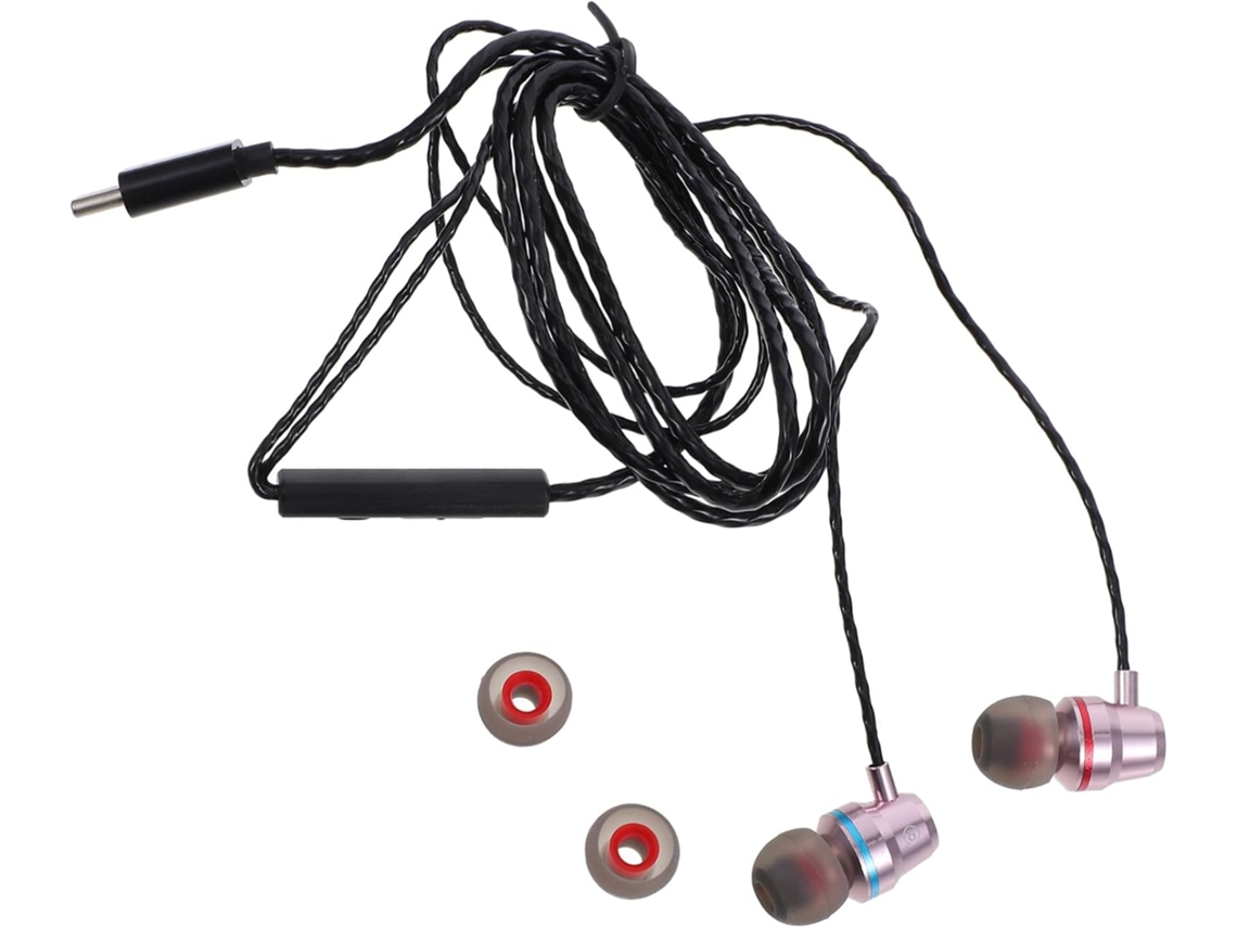 Fones De Com Som Hi-fi E Em Para Usb-c, Na Cor Ouro Rosa, Ideais