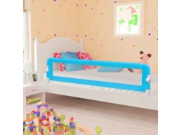 Vidaxl Barra De Segurança P/ Cama Infantil 180x42cm Poliéster Azul