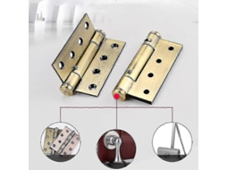Bisagra de mola para porta invisível, fechamento automático, amortecimento de damping, bronze verde | S/MARCA