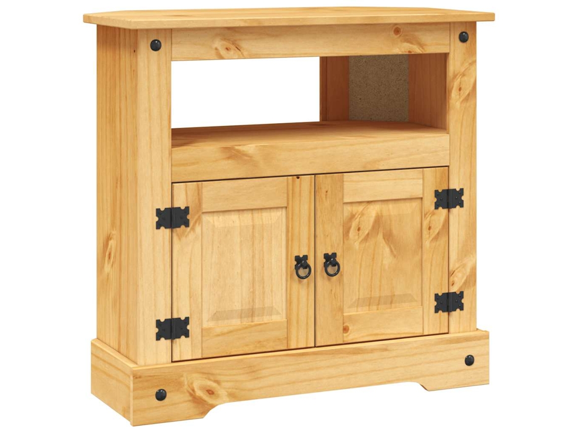 Console Table, Console Tables Vidaxl Marrom Madeira De Pinho (n/a)