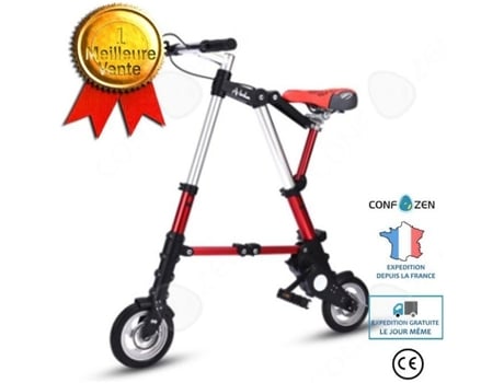 Bicicleta Dobrável Confo Abike 10 Polegadas Mini Bicicleta Dobrável 8 Polegadas Super Pequena Confozen