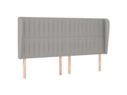 Headboard, Headboards Vidaxl Cinzeto Tecido (163 X 23 X 118/128 Cm)