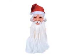 Capacete de Papai Noel Látex Macio Adulto Natal Halloween Festa | S/MARCA