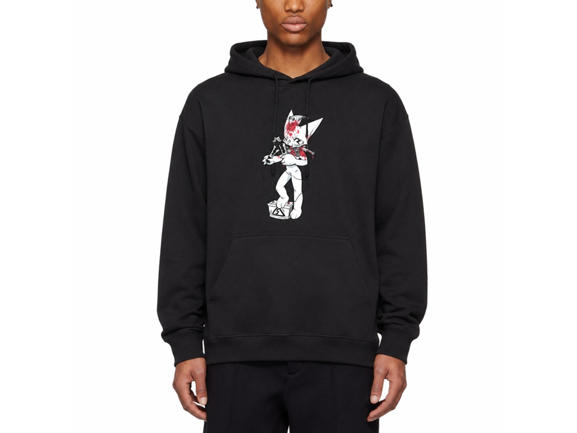 Rockinstone Femtanyl - Chaser Cover Black Hoodie Unique Designer Style