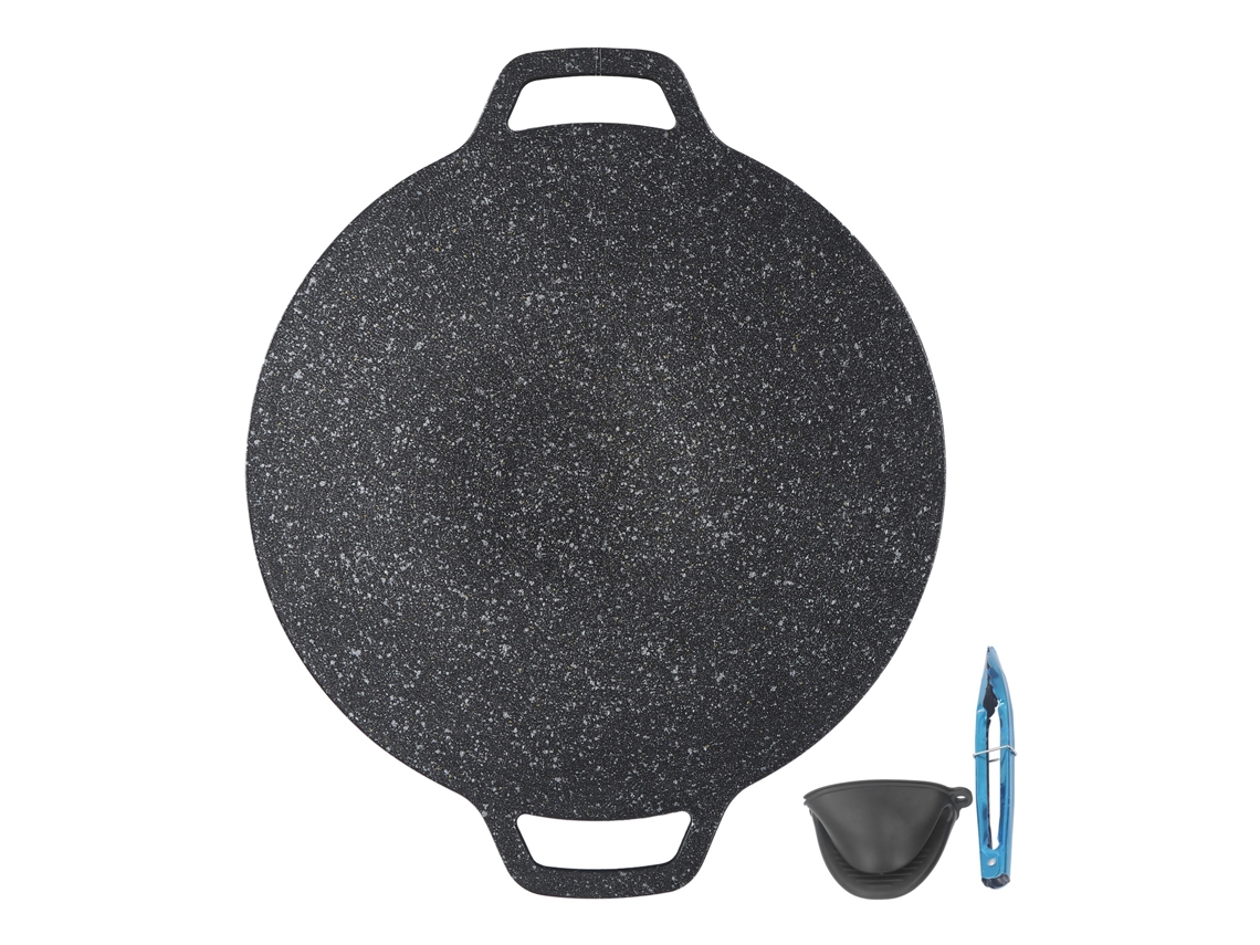 Churrasqueira Redonda 38cm Bbq Coreano Fácil Limpeza