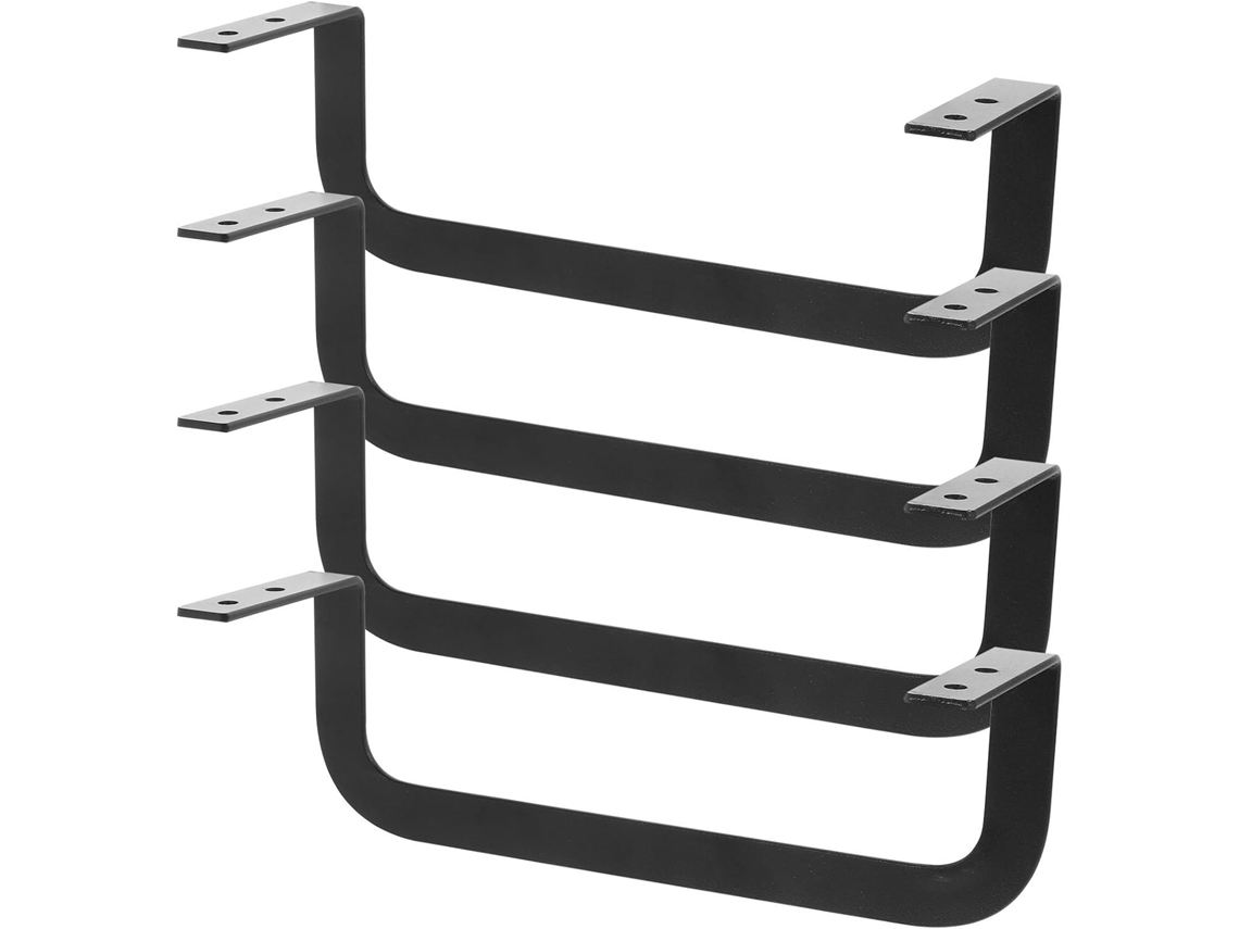 Clips Para Colchão Baluue, Design Simples E Elegante, Ferro Preto, 4 Peças, Para Evitar Que O Colchão Deslize E Mantê Lo