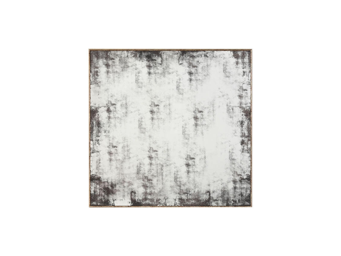 Espelho De Parede Home Esprit Preto Dourado Vintage 80 X 4 X 80 Cm