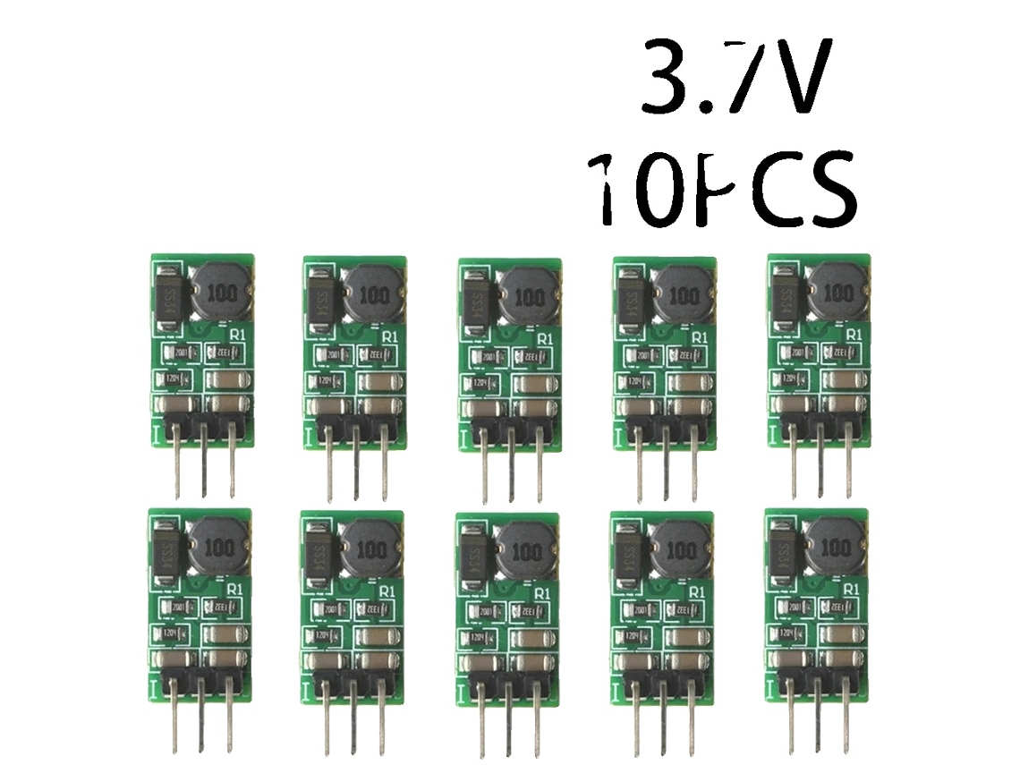 Módulo Conversor Dc-dc Step-down, Tensão Ajustável, Saída De 1a, 3.7v 10pcs