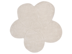 Alfombra Beliani Kokkini De Lana Beige 140x140