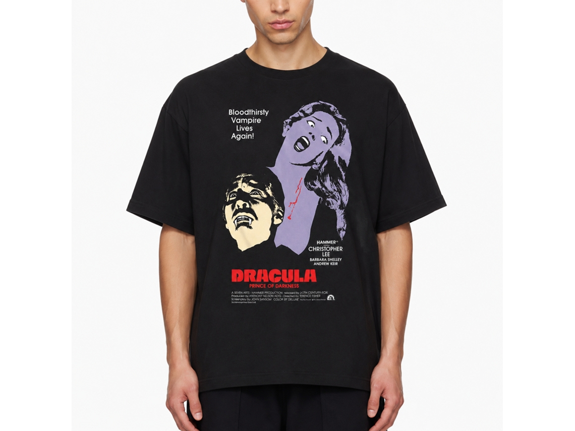 Rockinstone Horror Movies Bloodthirsty Black Adult T-shirt Size:xxxl