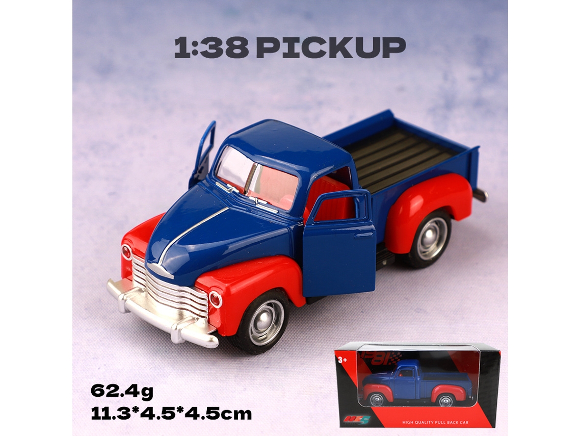 Miniatura de Carro Clássico Retrô em Escala 1/38, Ornamento para Carro. MDUG