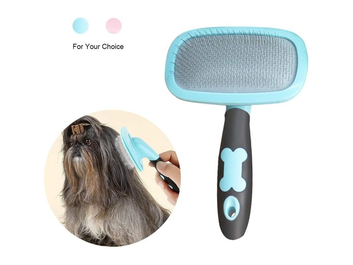 Cepillo Suave Para Mascotas, Perros Y Gatos De Pelo Corto Y Largo, Elimina Pelo Suelto, Nudos Y Suciedad