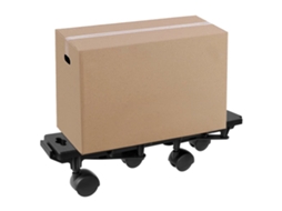 Maison Exclusive - Carrinhos De Transporte 4 Rodas 4 Pcs Polipropileno 170kg Preto