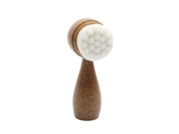 Escova De Limpeza Facial Esfoliante De Dupla Face Com Cabo Hidratante De Coco.