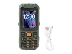 Telefone Celular Rugged Para Idosos 4g Tela 2.6 Polegadas Botões Grandes Bateria 16800mah Lanterna Led Dupla