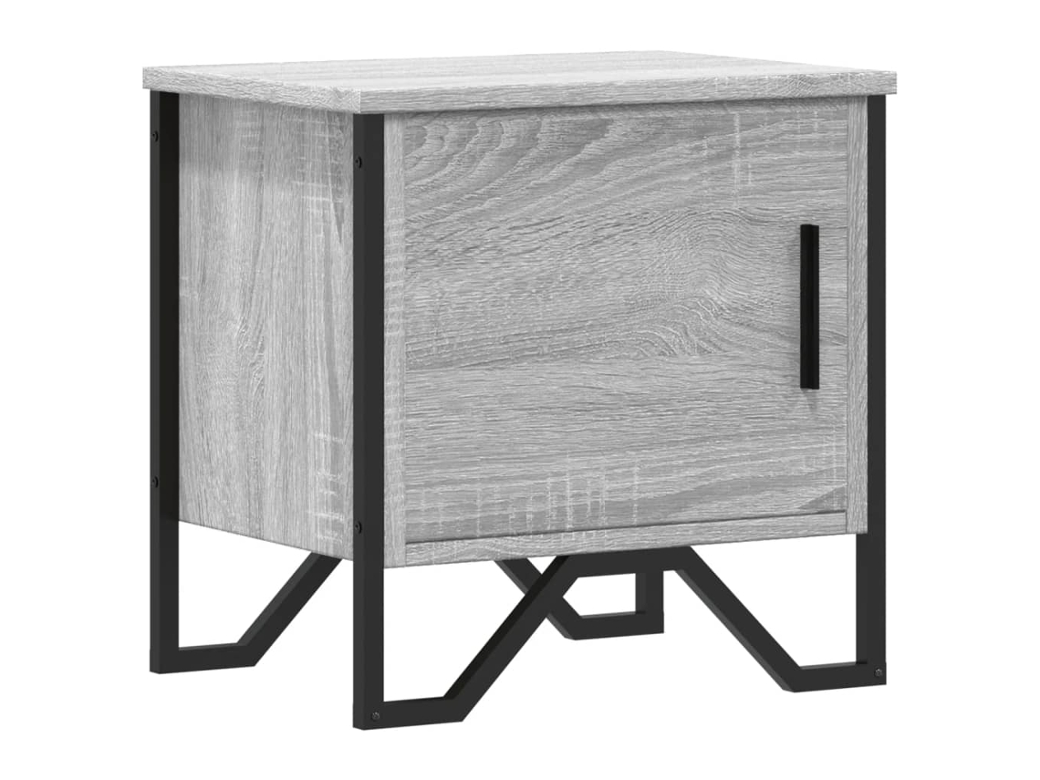 Mesa Cabeceira Cinzento Sonoma MAISON EXCLUSIVE 40x30x40 cm