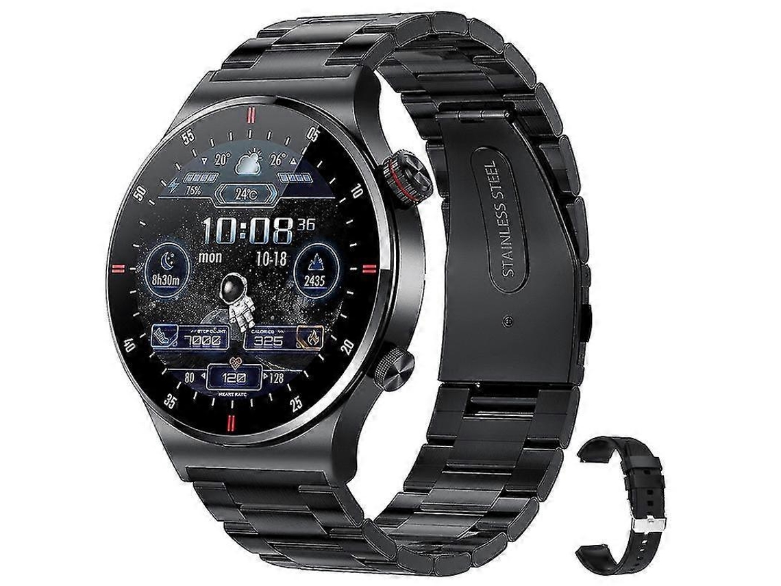 Relógio inteligente QW33 2023, relógio esportivo masculino à prova d'água, tela grande HD, smartwatch para bicicleta elétrica