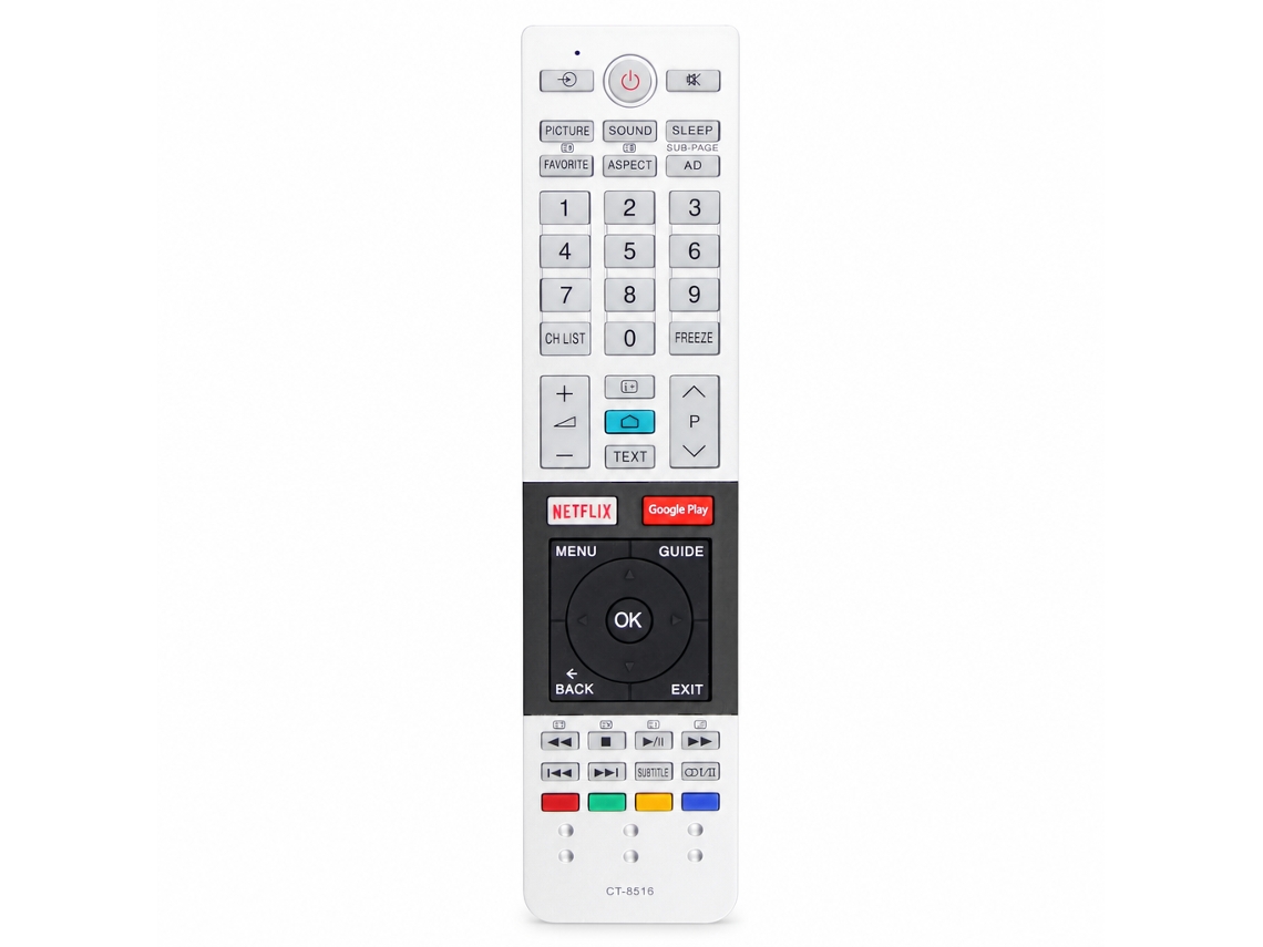Comando À Distância De Substituição Para Tv Compatível Com Toshiba Ct-8516, Sem Programação_zhd