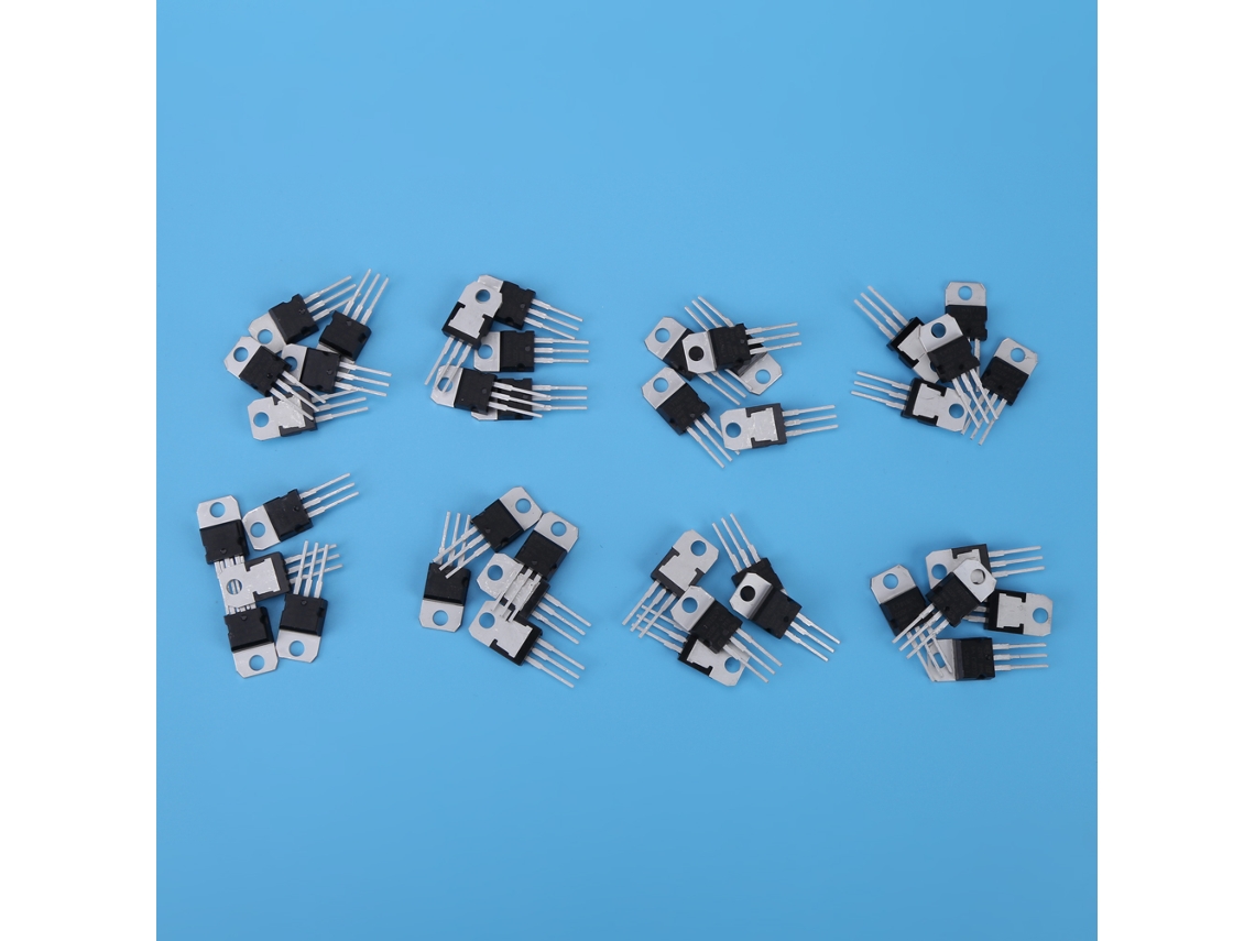 Kit De Transistores Laxiscreed Com 40 Peças De 8 Tipos Diferentes Para Projetos Eletrônicos
