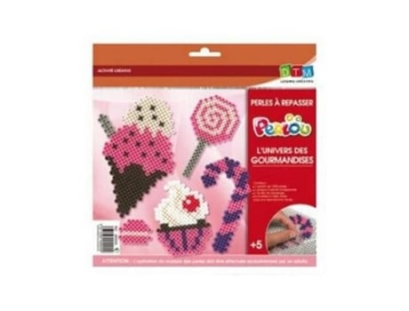 Kit PERLOU Gourmandises 1000 contas de engomar