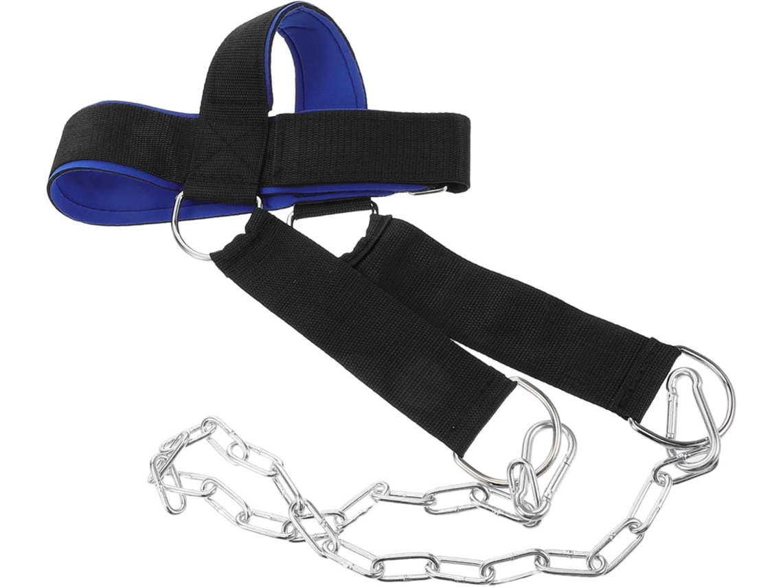 Treinador De Pescoço Com Peso Para Cabeça E Pescoço, 1 Peça, Azul E Preto