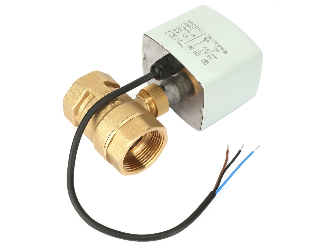 Válvula De Esfera Elétrica Laxiscreed Ac220v 2 Vias Para Automação De Água