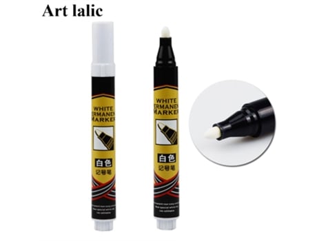 1 Pçs Caneta Marcador Permanente Singular Óleo Tinta Branca Para Metal Vidro Plástico Acrílico Blackboard Artesanato Art Lalic