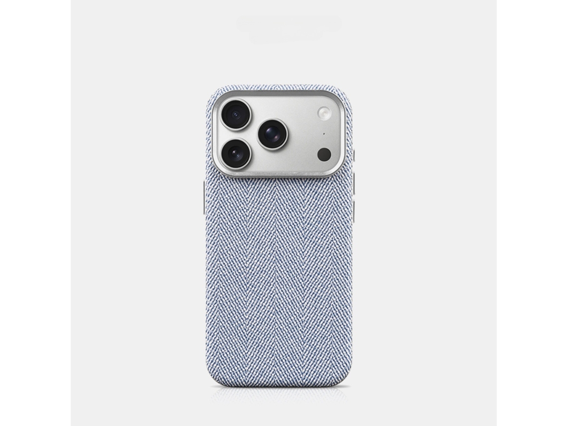Capa Para Iphone 18 Pro, Compatível Com Magsafetextura Aderente E Rebordo Elevado Em Redor Da Câmara Branco Hibbent