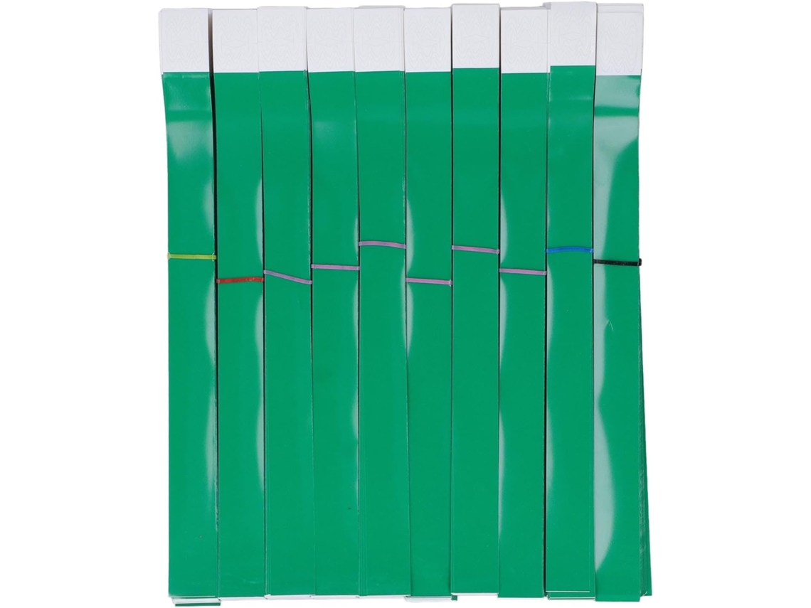 Gototop 1000 Pulseiras Coloridas, Impermeáveis e Ajustáveis, com Adesivo, Ideais para Crianças em Parques Infantis