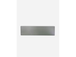 Rodapie Aluminio Recto 2m | Seleccione Color Y Medida Gris-metalizado 100mm Alt. 2m Larg.