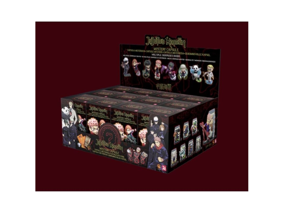 Expositor Caixa Surpresa Yume Jujutsu Kaisen Capsulas Misteriosas 12 Unidades Surtidas. 9.5 Cm