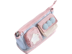 Estojo Grande com Zíper para Lápis, Régua, Marcadores, Blocos de Notas, Mochilas, Adolescentes e Crianças CHABERLU