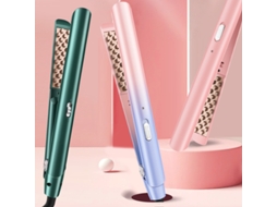 (rosa) Modelador De Cachos Para Tranças Embutidas Com Revestimento De Alumínio Para Raízes De Cabelo Curto E Volumoso.
