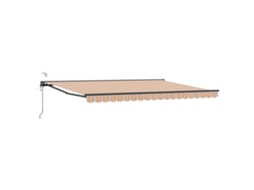 Maison Exclusive - Toldo Retrátil Elétrico Azul, Laranja, Antracite 4 × 3 M