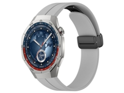 Pulseira De Silicone Dobrável Com Fecho Magnético