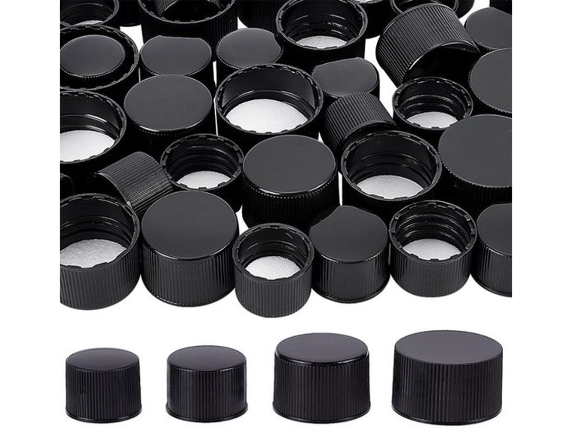 Escolha Sólida - Tampões Perfurados 56 Unidades - Plástico - Com Embalagem De Espuma - 4 Tamanhos - Diâmetro Interno 18/24/28 Mm - Tampões Redondos Pl