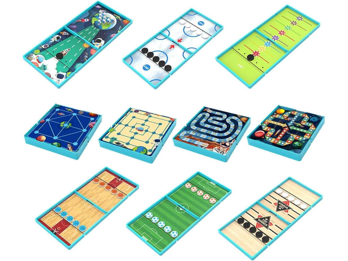 Jogo De Fronde, Jogo De Sociedade De Hóquei Em Fronda | Plateau De Jeu Slingshot Sling Puck Conjun Gokoco