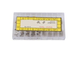 Kit Reparo Relógio Extensor de Vara + Coroas Aço Inoxidável com Caixa