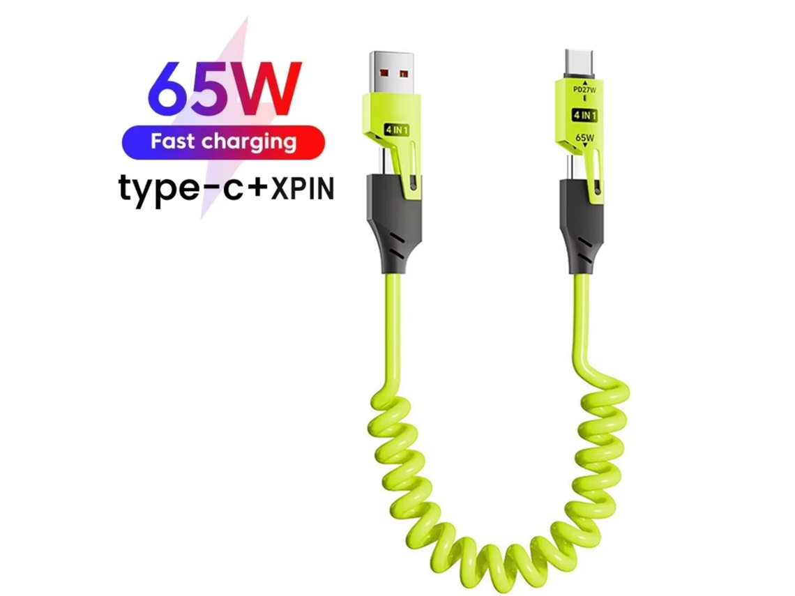 Cabo de Carregamento Usb Pd Multifuncional 4 em 1 de 1,5 M para Usb c AQUAFORGE