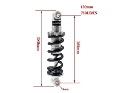 2026 amortiguador Trasero para 47cc 49cc Super Minimoto Atv Quad Scooter Eléctrico Pocket Bike 100 125 150 1 Acero Tmqwag China