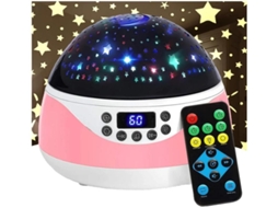 Luz Noturna Com Projetor Estrela Para Crianças Com Música E Temporizador Luz Noturna Calmante Para Dormir Com Controle Remoto E Projeção De Yizhood