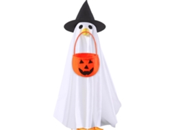 Laxiscreed Fantasia De Fantasma E Abóbora De Halloween Para Decoração De Jardim E Varanda, 23 Polegadas