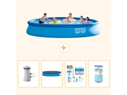 Intex Piscina Easy Set Redonda - 457x84 Cm - 5-peças S208