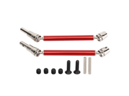 Eixo De Transmissão Dianteiro E Traseiro Metal Aço Para Carros De Controle Remoto Arrma Série 1/10 Vermelho 2pcs