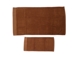 Toalha de Banho Algodão Café Macia Absorvente Conjunto Familiar
